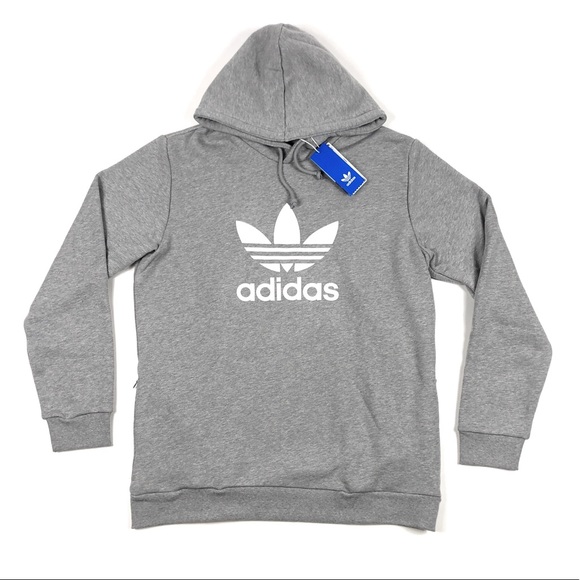 adidas Other - Adidas Trefoil Gray Pullover Hoodie Sweatshirt